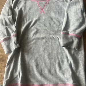 Gray Sweatshirt with Pink Accents Victoria’s Secret size small